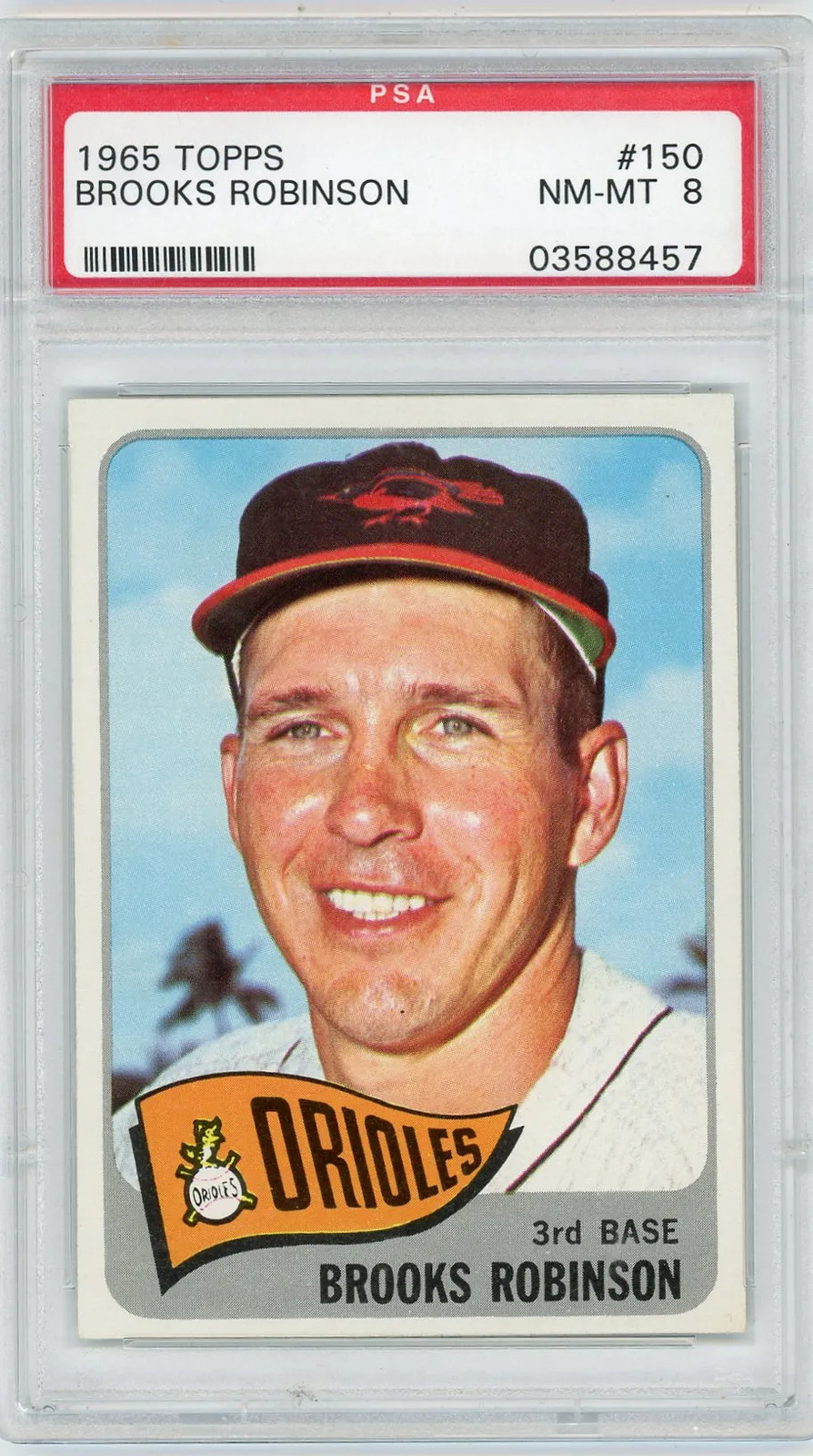 1965 Topps Brooks Robinson #150 PSA 8