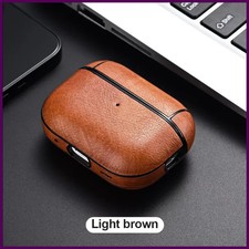 For Airpods 4 Case Leather Business Earphone Case Headset Shell Headphone Cover