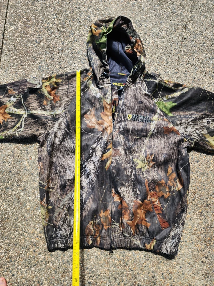 Chaqueta de caza con capucha Scent Blocker Plus Mossy Oak para hombre talla grande Foto 4 de 4