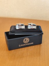 Lindenmann Manschetten Knöpfe in Silber