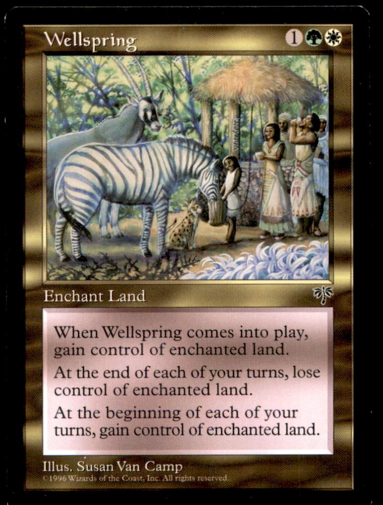 Wellspring LP Light Play Mirage MTG [6041]