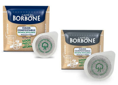 30x Caffe Borbone Cialda Variety Pack Compostable Pods 44mm Loose (BB 12/2026)