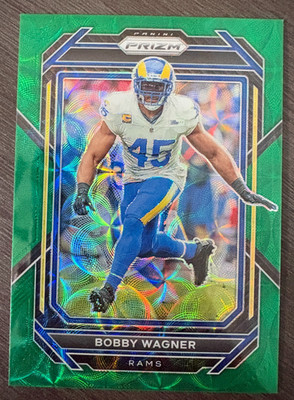 2022 Panini Prizm Bobby Wagner Green Scope Prizm #166 serial /75