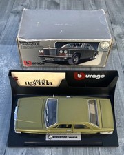 BBURAGO ROLLS-ROYCE CAMARGUE METALLIC GREEN WITH DESK TIDY 3001 BOXED VINTAGE
