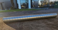 Galvanised 250mm x 3000mm spiral ducting