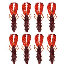 8pcs Artificial Swimbait Saltwater Fishing Tackle Fishing Baits Shrimp Baits