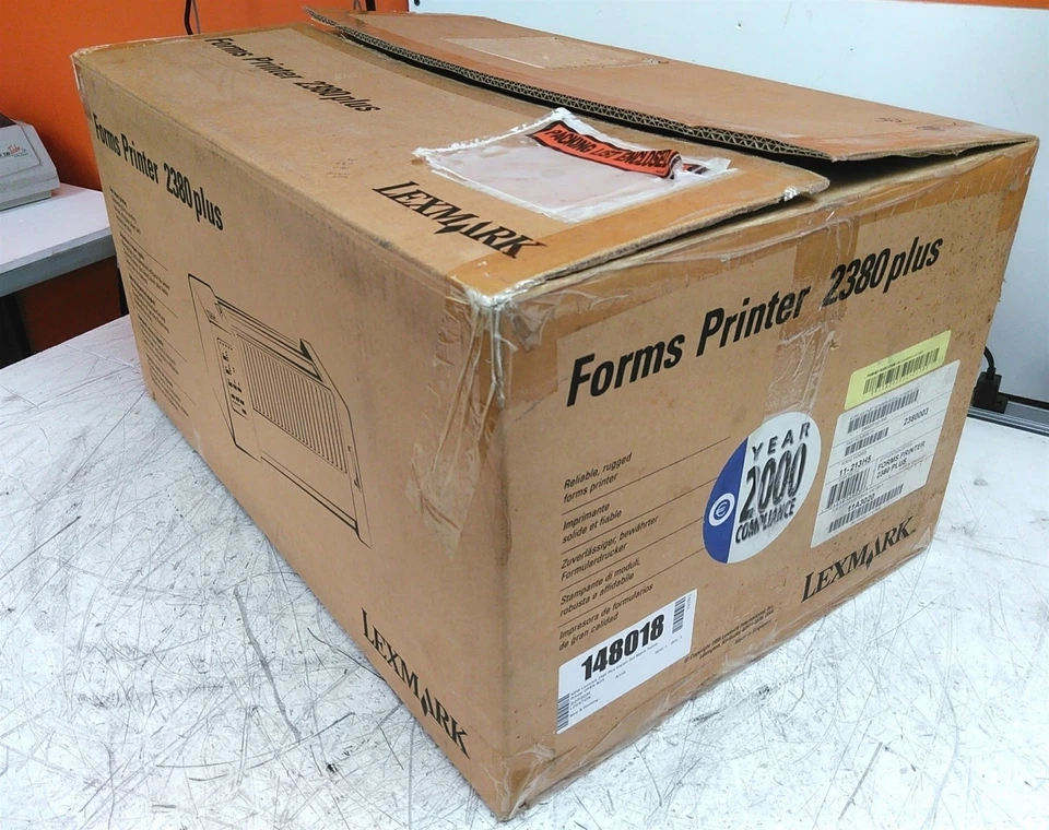 NEW Lexmark 2380 Plus Impact Dot Matrix Forms Printer OPEN BOX - Image 3 of 4