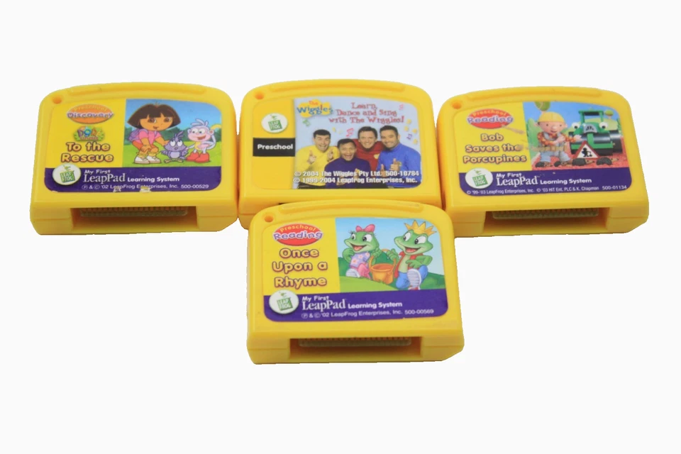 Lot of 4 My First LeapPad Games Dora The Explorer - Bob T.B. & More Games Only - Image 2 of 4