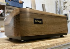 Thorens TD 124 Plinth Giradischi Legno Massello Noce.Limited Zoccolo