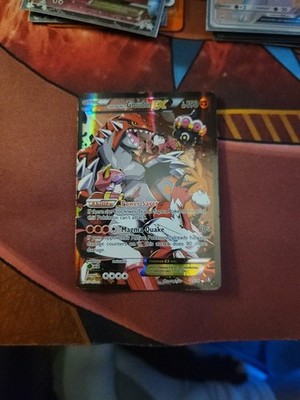 Pokémon TCG Team Magma's Groudon EX Holo Full Art Rare