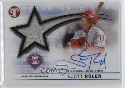 2022 Topps Pristine Slice of the Star Relics Scott Rolen #SSAR-SR Auto HOF 0wm7