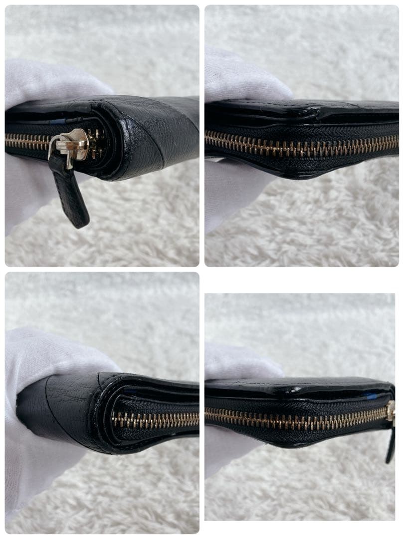 Paul Smith Angle Stripe Patchwork Leather Wallet … - image 7