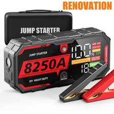 12v Heavy Duty Truck Battery Booster Pack Jump Starter Box Portable 8250a Power