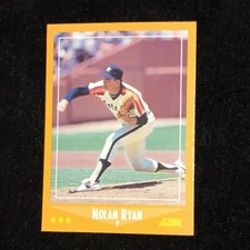 SCORE 1988 Score Nolan Ryan Houston Astros Base #575 Baseball Card CGA 9.0
