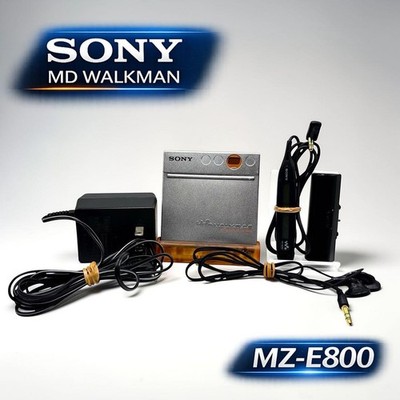 Walkman MD SONY MZ-E800  Information and News 付属 リモコン 充電台 ポータブルプレーヤー