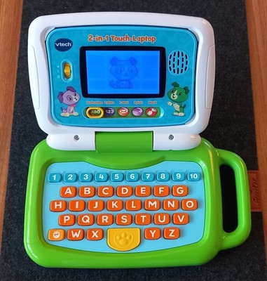 VTech 2-in-1 Touch Laptop - Laptop &Tablet in einem - Lernspielzeug