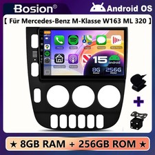 Android 15 Für Mercedes-Benz M-Klasse W163 ML 320 Autoradio CarPlay GPS 8G+256GB Android 15 Für Mercedes-Benz M-Klasse W163 ML 320 Autoradio CarPlay GPS 8G+256GB