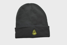 The Grinch That Stole Christmas Mens Adult Charcoal Beanie New