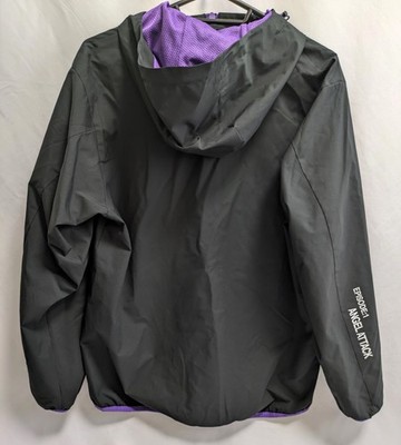 EVANGELION × GU Windproof Shell Parka Hoodie Black Japan Limited