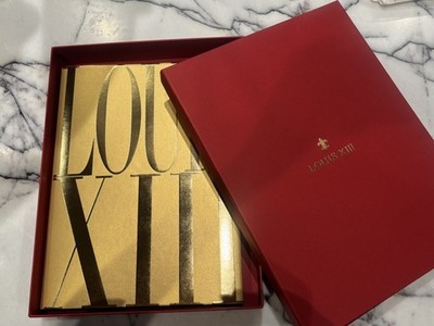 New in Gift Box! Louis XIII Cognac The Thesaurus Chenoune Gold Coffee Table Book