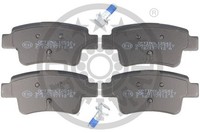 Optimal BP-12542 BremsklöTze, BremsbeläGe Hinten FüR Abarth Punto