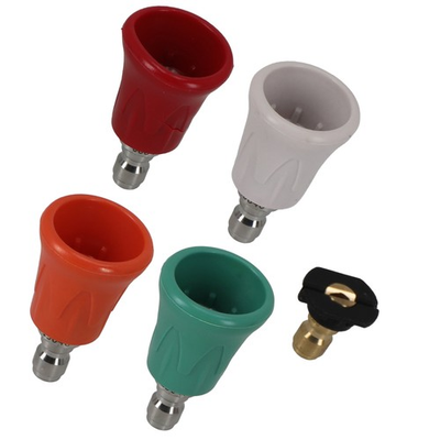#ad High Pressure Washer Nozzle Tips 5PCS 0° 15° 25° 40° Soap Stainless Steel $24.25