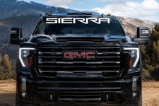Windshield Banner Vinyl Decal Compatible With Gmc Sierra Truck Custom Style Windshield Banner Vinyl Decal Compatible With Gmc Sierra Truck Custom Style