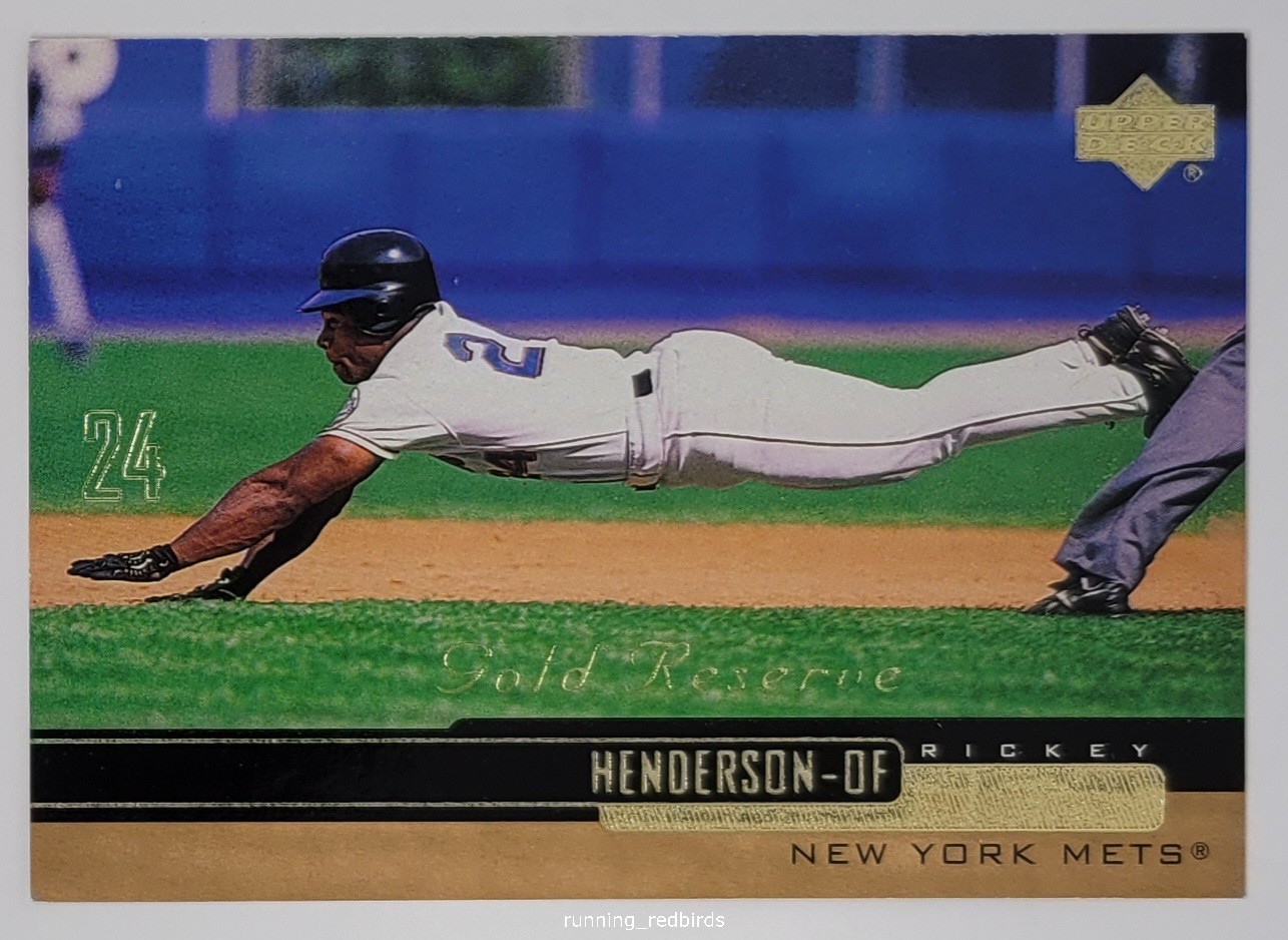 2000 Upper Deck Gold Reserve Rickey Henderson #216 HOF - 10+ Items Ship FREE!