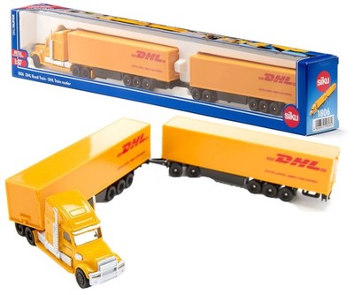 Siku 1806, Road Train, Tractor Unit with semi-Trailer and Trailer, 1:87