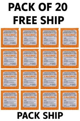 Calcirol Granules 60,000 IU x 20 | Vitamin D3 Supplement | Bone Health Supupport