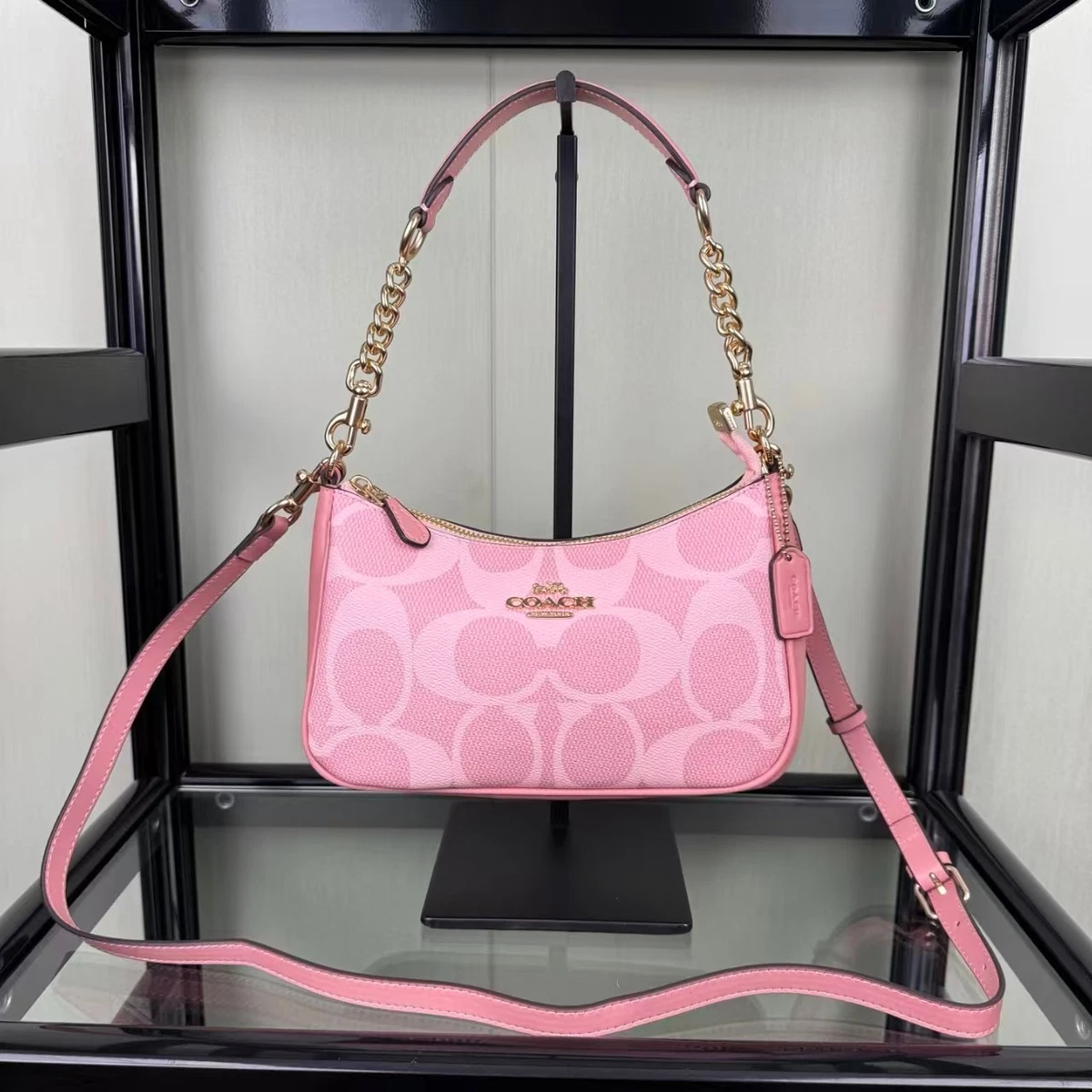 Coach ピンク ショルダーバッグ バッグ & ハンドバッグ 女性用 | eBay