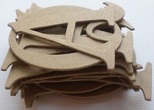 150 PC Kit - 2" ELEGANT FONT - Alphabet Bare Chipboard Letters  Die Cuts
