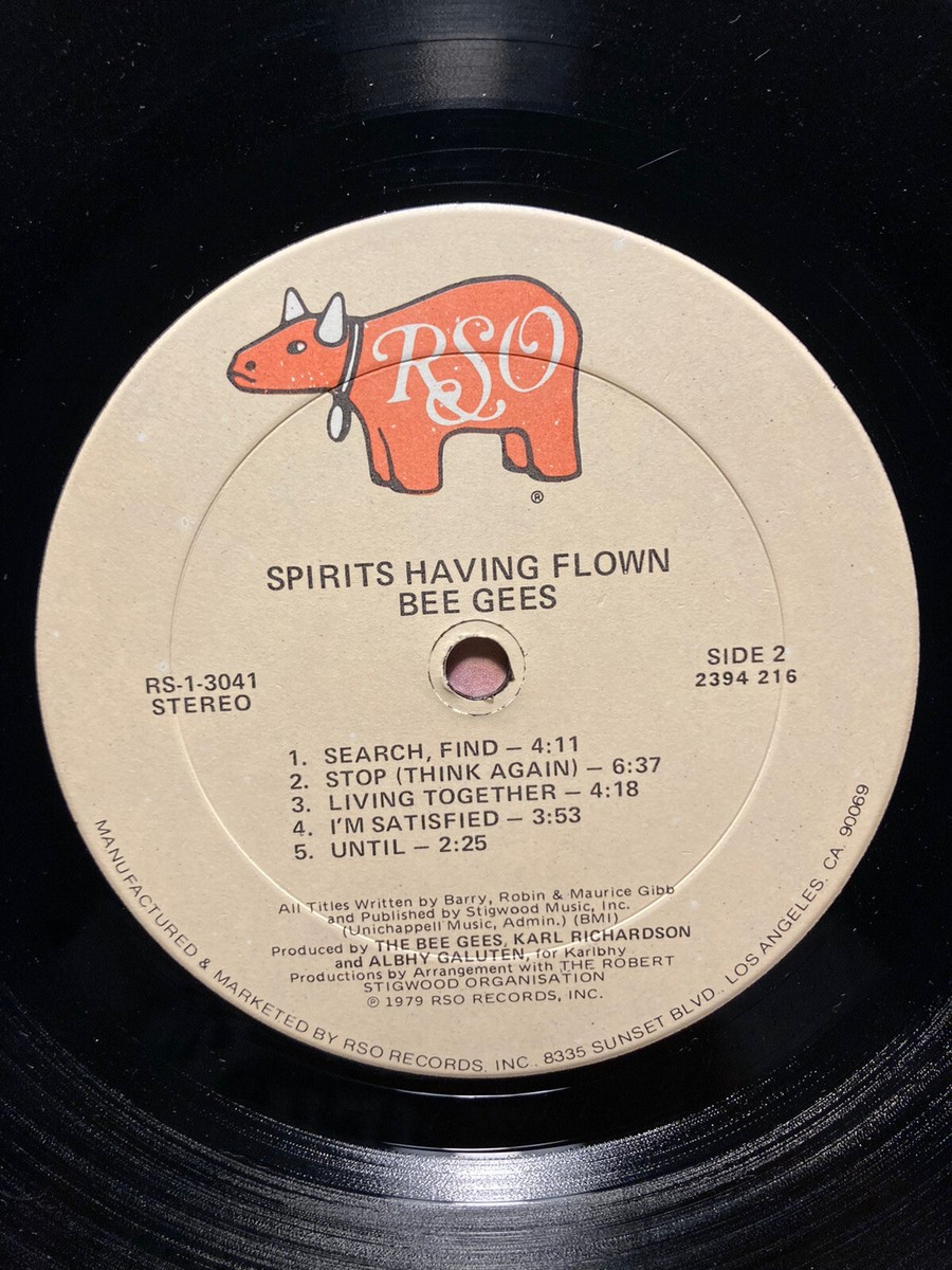 BEE GEES “Spirits Having Flown” 1979 Vinyl LP Gatefold RSO RS-1