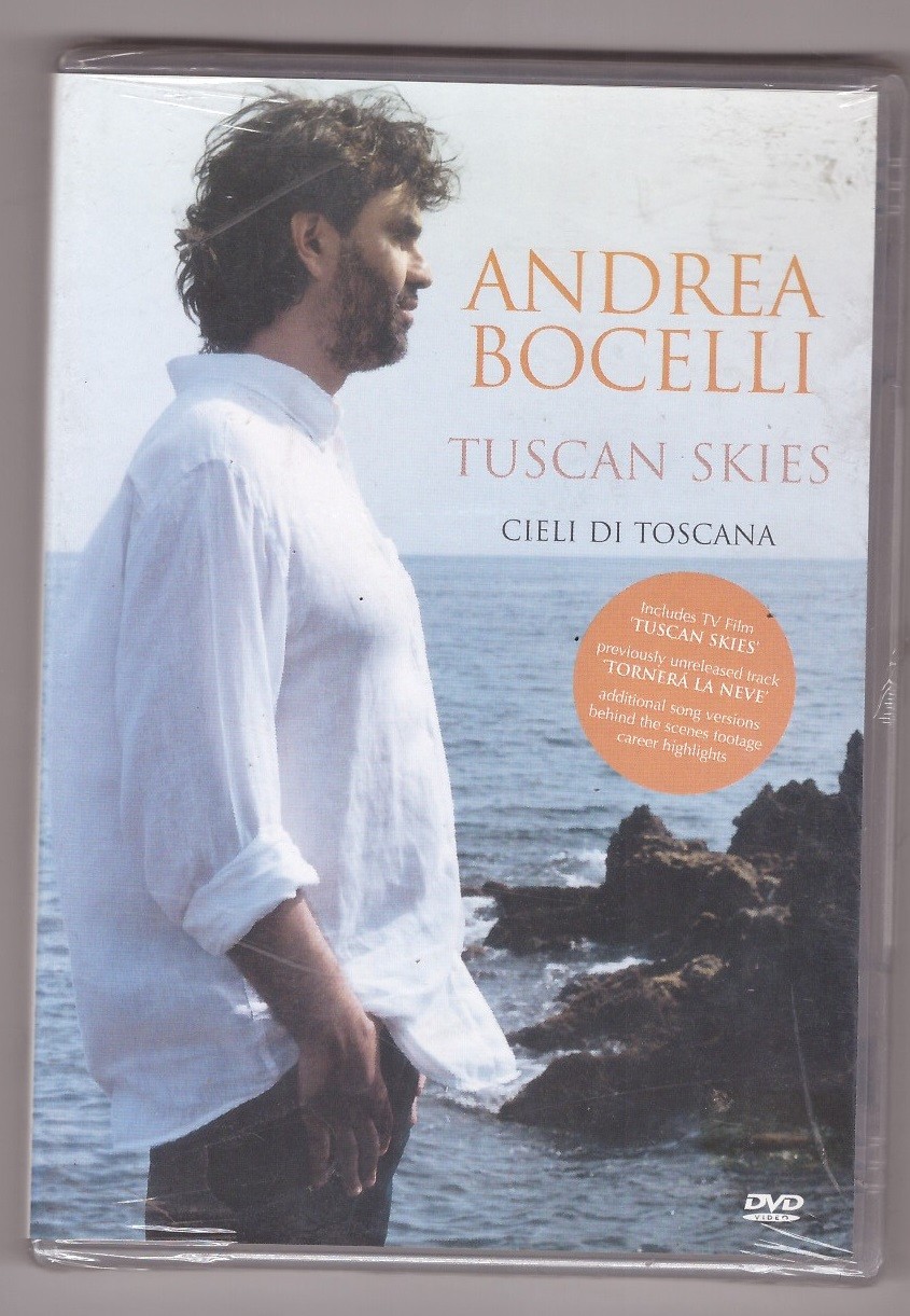 BOCELLI - TUSCAN SKIES CIELI DI TOSCANA DVD NUOVO SIGILLATO