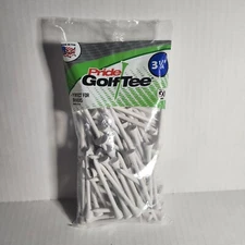 PRIDE GOLF TEE  3-1/4 inch Deluxe Tee  90 Count Made In USA Golf Tees New