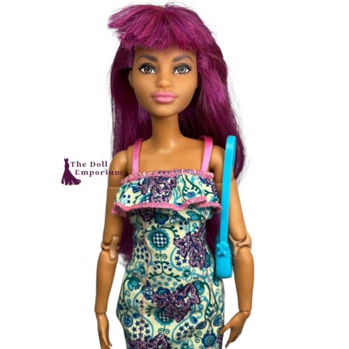 Barbie Hybrid OOAK - Made To Move Salon Stylist Purple Hair (Karl Playline) Doll - Picture 1 of 10