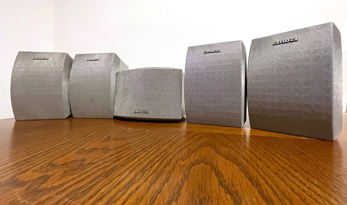 Aiwa SX-90 5-Speaker Surround System | eBay