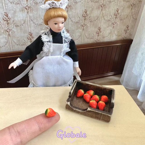 1Set Maßstab 1:12 Miniatur Puppenhau Handgefertigter Obstkorb Küchenmöbel Gemüse - Bild 17 von 31