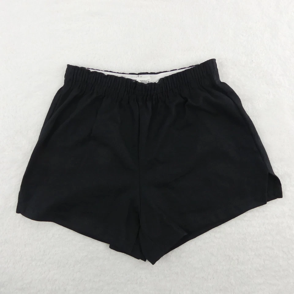 Soffe Shorts Girls Medium 8/10 Black Elastic Waistband Cotton Blend Set Of 3 - Image 2 of 4
