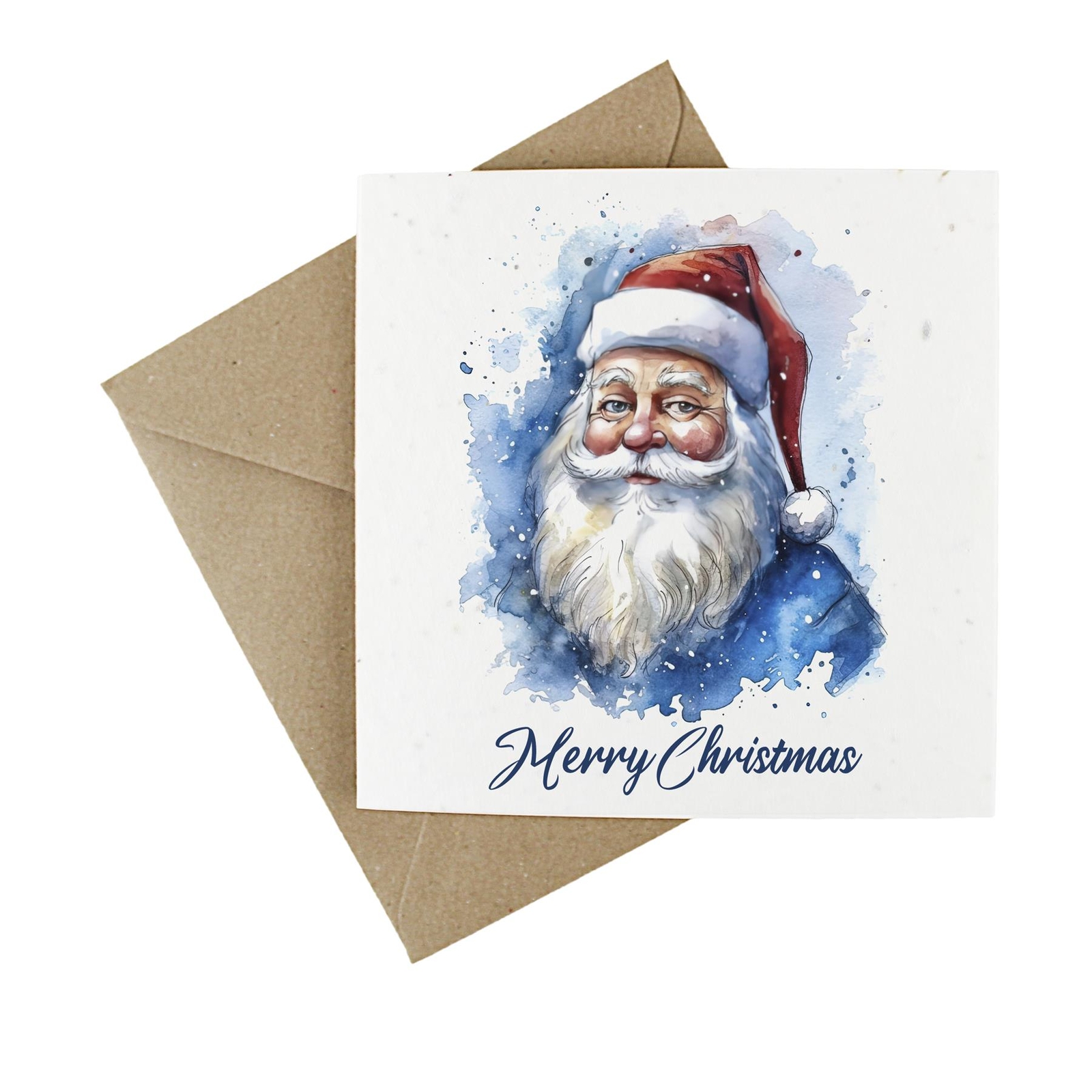 Father Christmas/Santa Card - Plantable Wildflower Card - Merry Christmas 5pk