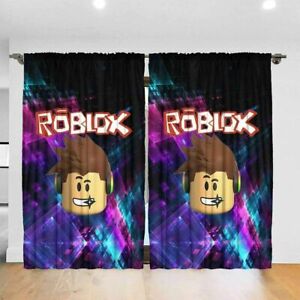 2panel Blackout Curtain Roblox Window Curtains Drapes For Living Room Home Decor Ebay - roblox living room