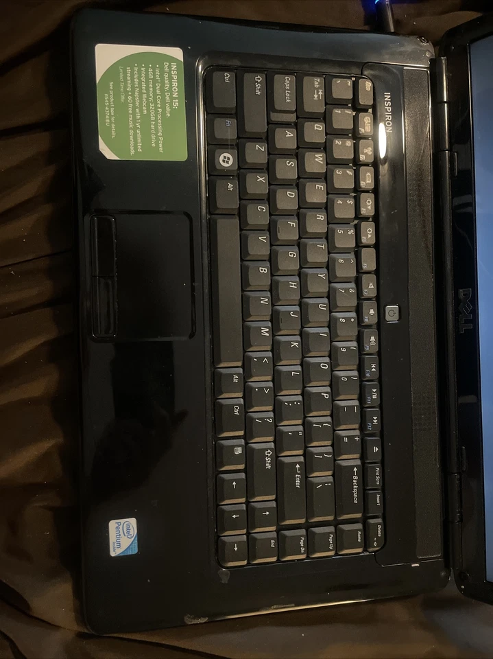 Dell Inspiron 1545 Intel Core 2 Duo 320GB SSD 4GB Ram Windows y Cargador Foto 3 de 4