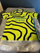 New! $150 Men’s Authentic/Player-Version XL Adidas Arsenal 23/24 Away Jersey