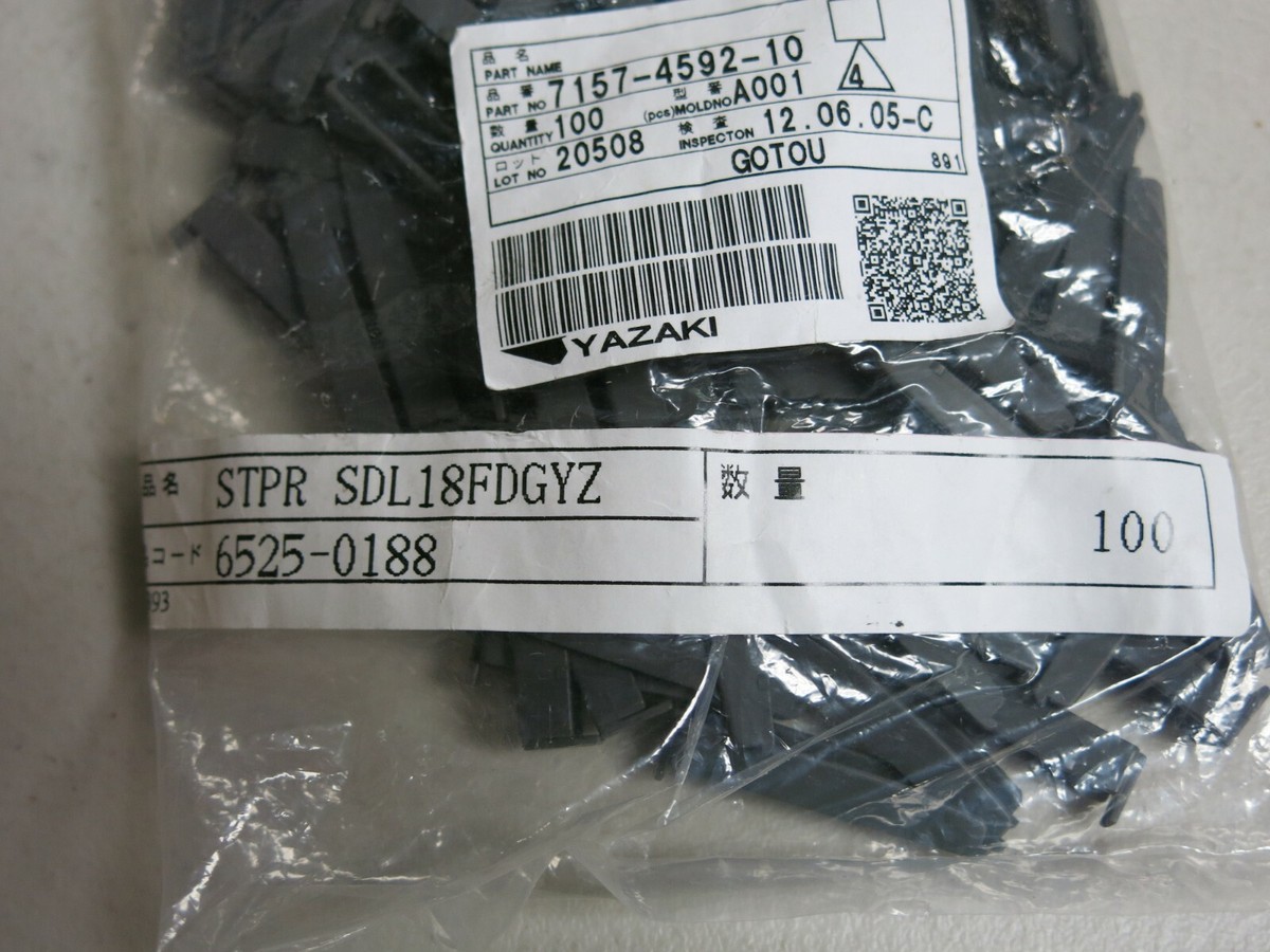 その他 yzk Yazaki Wire Harness Component 100 Pcs (6525-0188) | eBay