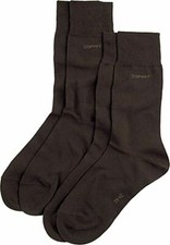 Esprit Mens Basic 2 Pack Socks - Dark Brown
