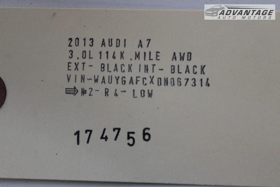 AUDI A7 QUATTRO 2012-2017 MALETERO EQUIPAJE NEUMÁTICO DE REPUESTO PISO CARGA MOLDURA CUBIERTA OEM Foto 4 de 4