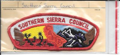 BSA Vintage Shoulder Patch..Southern Sierra Council..Mid 70's..Mint Cond. 