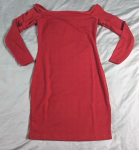 red bodycon dress plt
