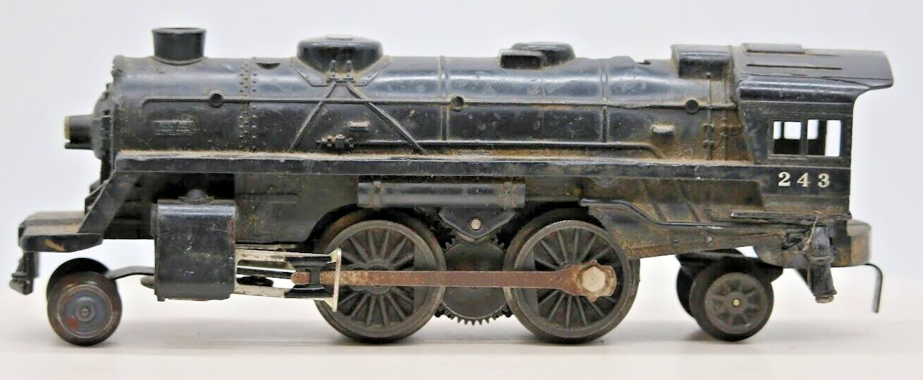 Lionel Post War 243 O Gauge 1:48 Scale Locomotive Tested Forward Only