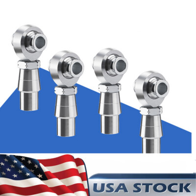4pcs 3/4  Joint Rod End Kit Right & Left Hand Thread Joint Adapter suspension